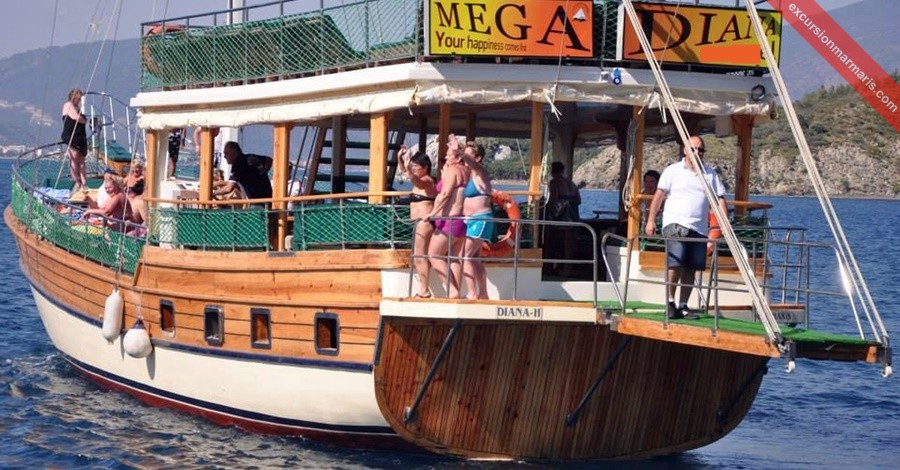 Mega Diana Boat Trip Marmaris
