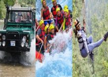 Antalya Rafting & Jeep Safari & Zip Line Combo Tour