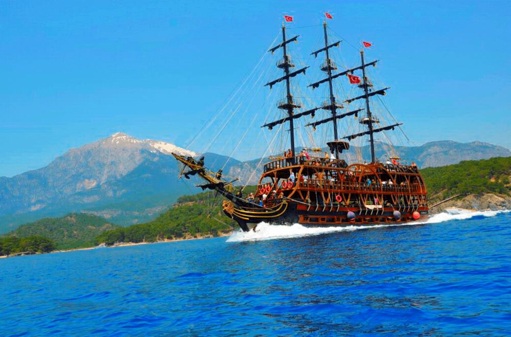 pirate ship trip turkey
