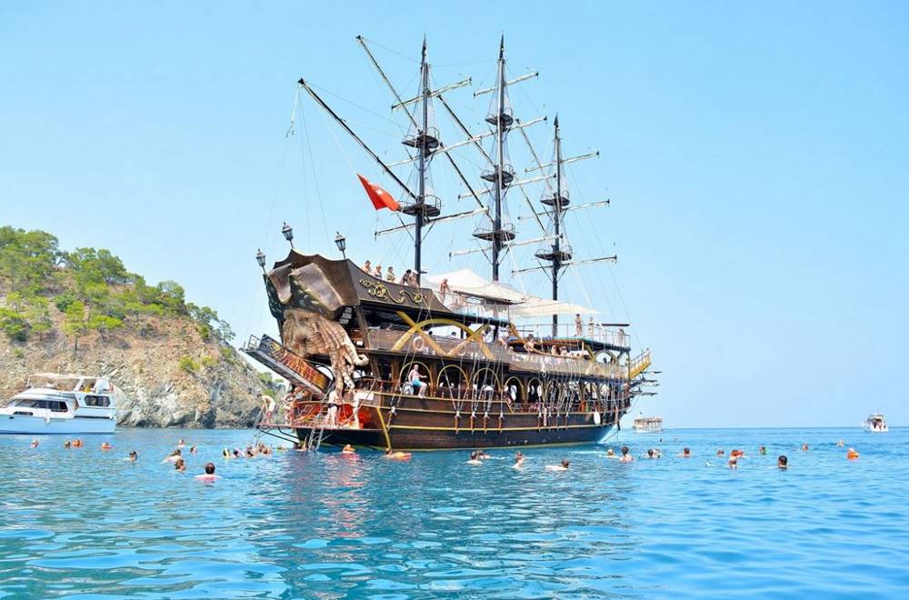 pirate ship trip turkey